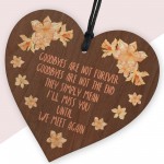 Memorial Wooden Heart Handcrafted Keepsake for Remembrance