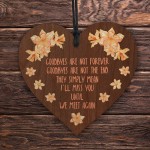 Memorial Wooden Heart Handcrafted Keepsake for Remembrance