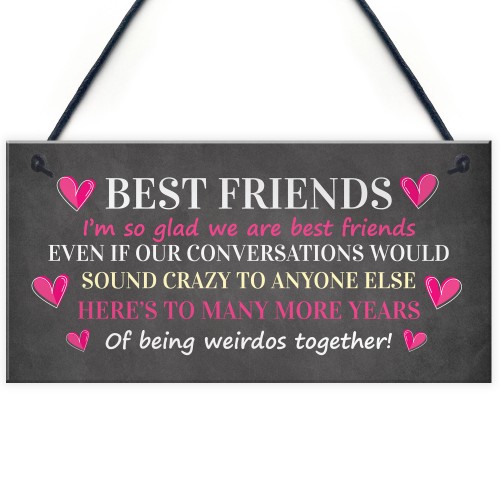 Best Friend Plaque Friendship Gift For Best Friend Miss You