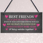 Best Friend Plaque Friendship Gift For Best Friend Miss You