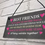 Best Friend Plaque Friendship Gift For Best Friend Miss You