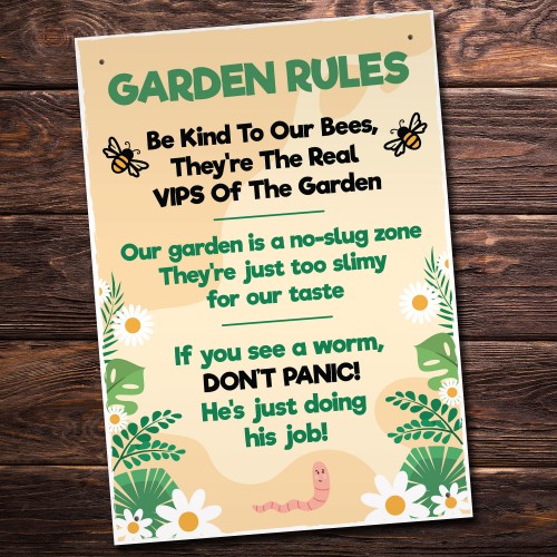 Funny Garden Wall Fence Plaques Garden Shed Summer Decor