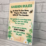 Funny Garden Wall Fence Plaques Garden Shed Summer Decor