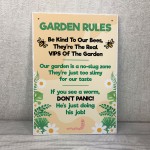 Funny Garden Wall Fence Plaques Garden Shed Summer Decor