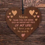 Thank You for Being A Important Piece Meaningful Mothers Day