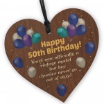 Fun and Unique 50th Birthday Gifts for Men Heart Gift For Dad