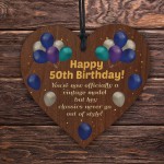 Fun and Unique 50th Birthday Gifts for Men Heart Gift For Dad