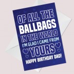 Birthday Card For Dad Funny 30th 40th 50th 60th Birthday Card
