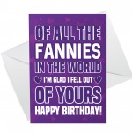 Funny Hilarious Birthday Card For Mum Rude Birthday Card Mum 