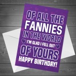 Funny Hilarious Birthday Card For Mum Rude Birthday Card Mum 
