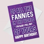 Funny Hilarious Birthday Card For Mum Rude Birthday Card Mum 