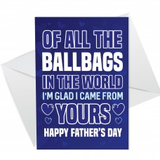 Fathers Day Card For Dad Funny Card For Dad Fathers Day Card