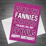 Birthday Card And Funny Wooden Heart Gift For Mum Funny