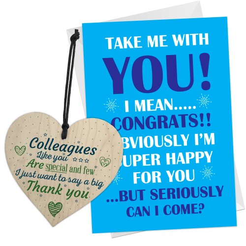 Funny Leaving Gifts Cards for New Job Farewell Colleague Gifts