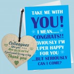 Funny Leaving Gifts Cards for New Job Farewell Colleague Gifts
