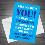 Funny Leaving Gifts Cards for New Job Farewell Colleague Gifts