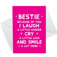 Friend Birthday Card Thank You Birthday Card for Her Friend