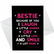 Best Friend Cards For Birthday Thank You Card Best Friend Cards