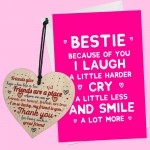 Bestie Thank You Card And Gift For Birthday Friendship Gifts