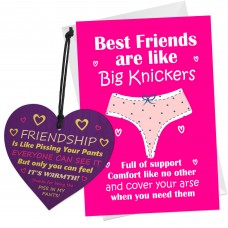 Friendship Gifts Thank You Card And Heart For Best Friend Sister