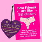 Friendship Gifts Thank You Card And Heart For Best Friend Sister