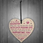 Funny 16th 18th 21st Birthday Gift For Daughter Heart And Card