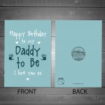 Birthday Gift For Daddy To Be Wood Heart And Card Set Daddy Gift