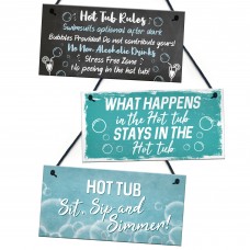 Hot Tub Signs For Outside Hot Tub Rules Sign Funny Hanging Sign