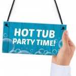 Funny Hot Tub Signs PACK OF 3 Outdoor Garden Hot Tub Signs