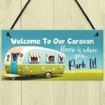 Caravan Welcome Sign Funny Caravan Decor Accessories Gift