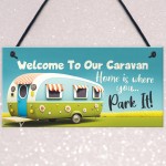 Caravan Welcome Sign Funny Caravan Decor Accessories Gift