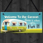 Caravan Welcome Sign Funny Caravan Decor Accessories Gift