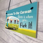 Caravan Welcome Sign Funny Caravan Decor Accessories Gift