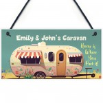 Personalised Caravan Sign Home Decor Accessories For Caravan 