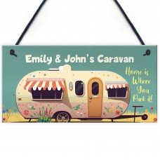 Personalised Caravan Sign Home Decor Accessories For Caravan 