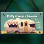Personalised Caravan Sign Home Decor Accessories For Caravan 