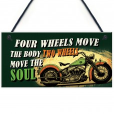 Novelty Style Motorcycle Motorbike Sign Man Cave Garage Decor