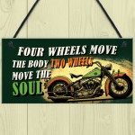 Novelty Style Motorcycle Motorbike Sign Man Cave Garage Decor