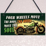 Novelty Style Motorcycle Motorbike Sign Man Cave Garage Decor