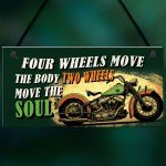Novelty Style Motorcycle Motorbike Sign Man Cave Garage Decor