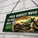 Novelty Style Motorcycle Motorbike Sign Man Cave Garage Decor