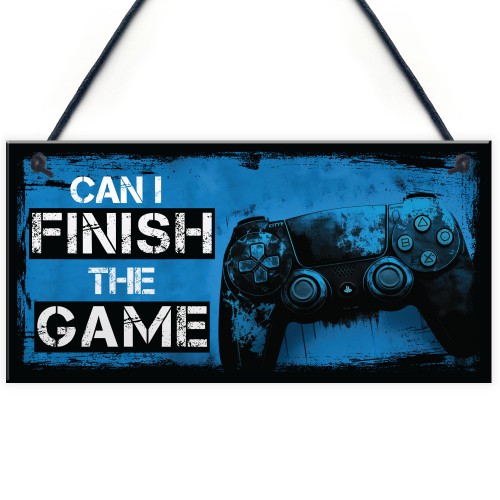 Funny Gaming Sign Novelty Gaming Wall Decor for Bedroom Games