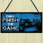 Funny Gaming Sign Novelty Gaming Wall Decor for Bedroom Games