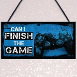 Funny Gaming Sign Novelty Gaming Wall Decor for Bedroom Games