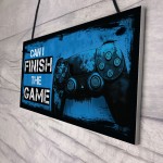 Funny Gaming Sign Novelty Gaming Wall Decor for Bedroom Games