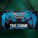 Funny Gamer Gift Hanging Gaming Sign For Boys Bedroom Gifts