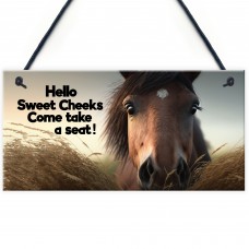 Horse Gifts For Girls Hanging Wall Sign Horse Sign For Stables