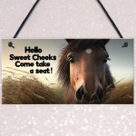 Horse Gifts For Girls Hanging Wall Sign Horse Sign For Stables
