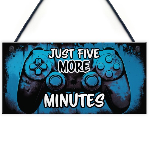 Novelty Gaming Room Sign Funny Gamer Gift Game Room Man Cave