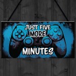 Novelty Gaming Room Sign Funny Gamer Gift Game Room Man Cave